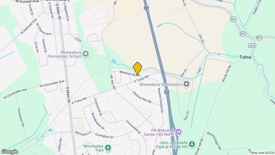 455 Madison Dr Map and Location Details