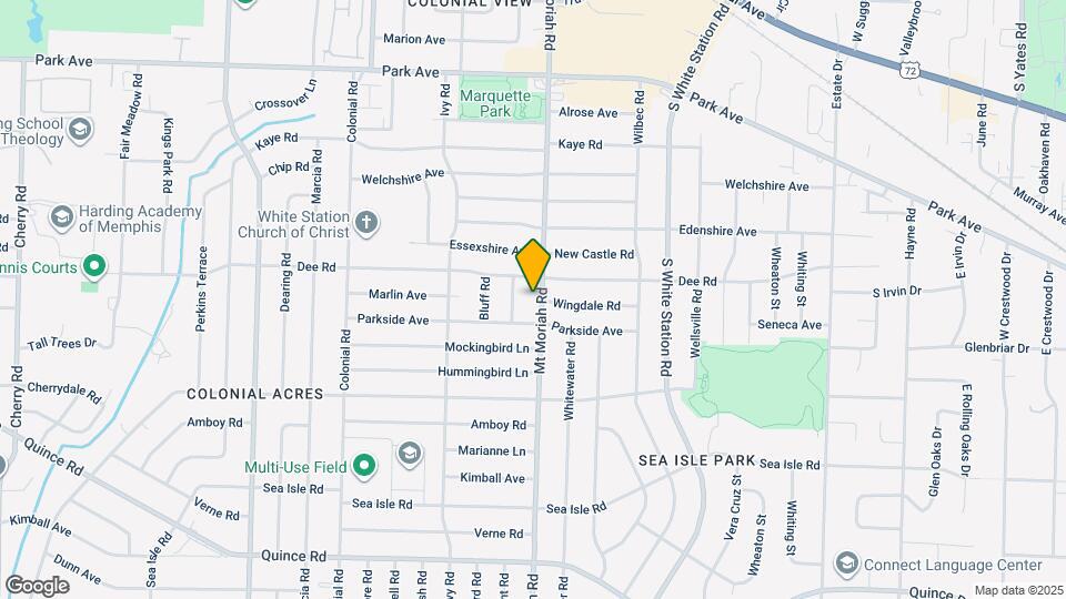 1175 Mt Moriah Rd Map and Location Details