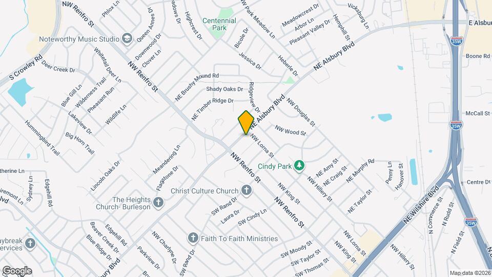 120 NE Alsbury Blvd Map and Location Details