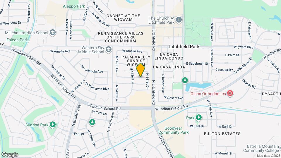 14199 W Clarendon Ave Map and Location Details