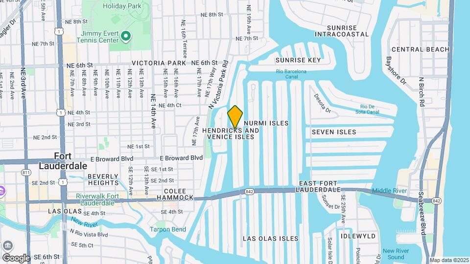 45 Hendricks Isle Map and Location Details