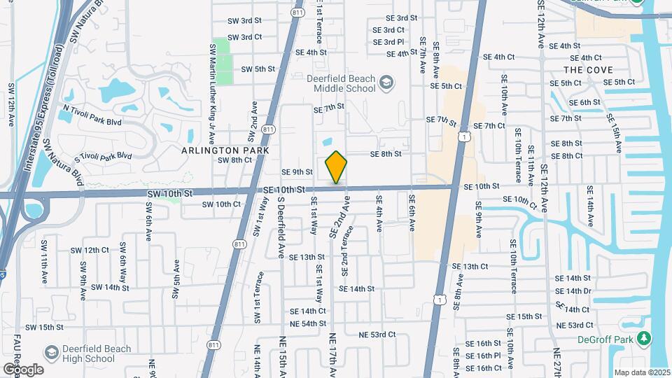 184 SE 10th St Map and Location Details