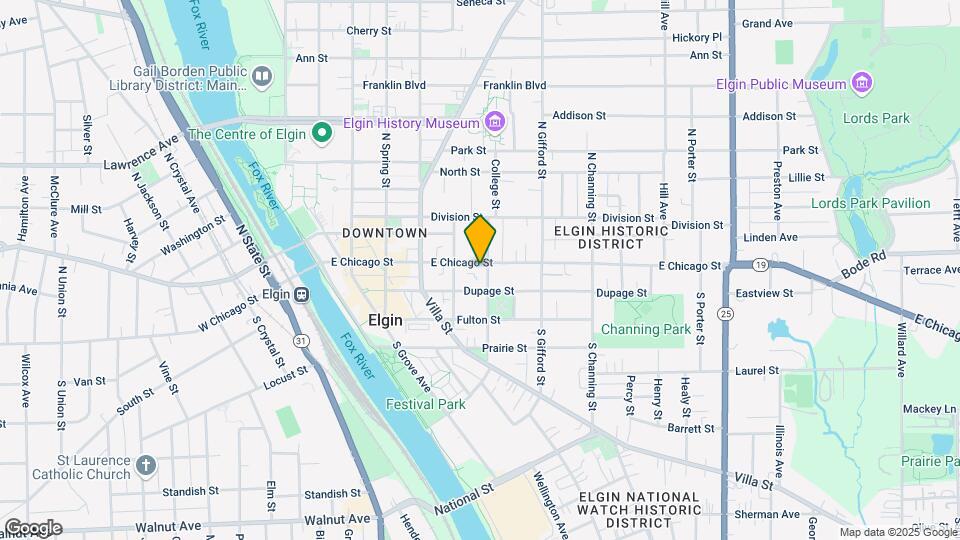 325 E Chicago St Map and Location Details