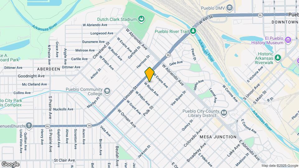 603 W Routt Ave Map and Location Details