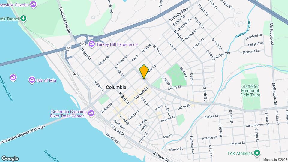 28 N 5th St Map and Location Details