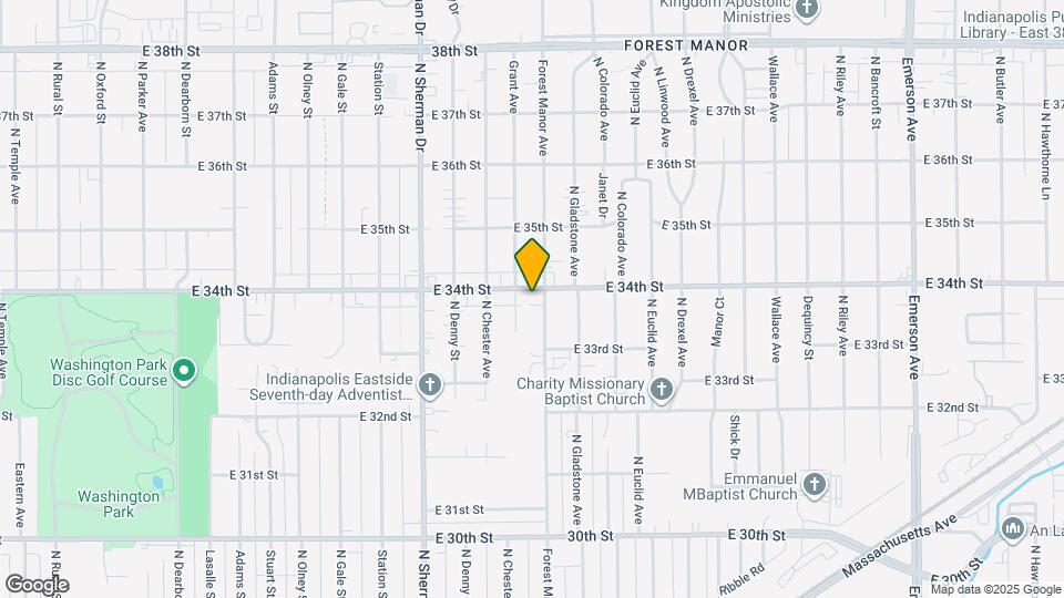 4061 E 34th St Map and Location Details