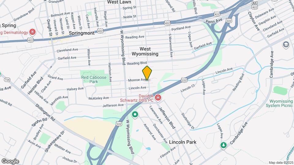 503 West Lawn Ave Map and Location Details