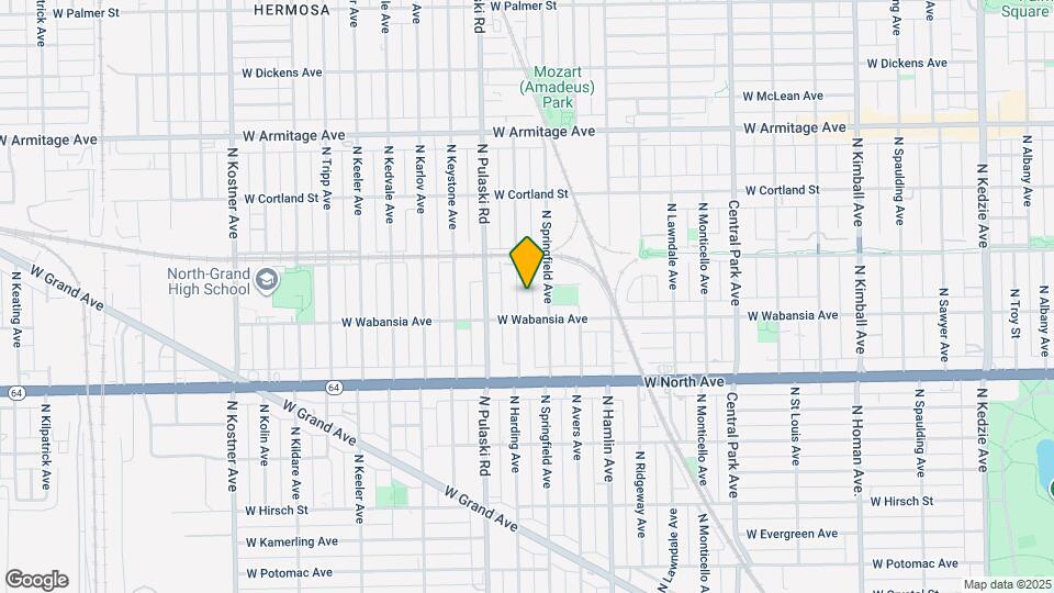 1721 N Harding Ave, Unit 2 Mapa y Detalles de la Ubicación