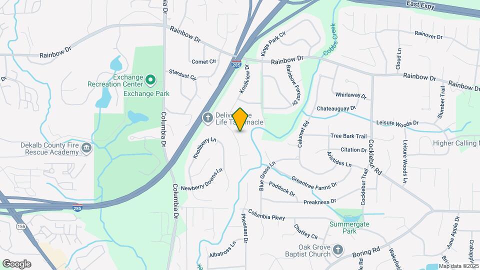 2830 Knollview Dr Map and Location Details