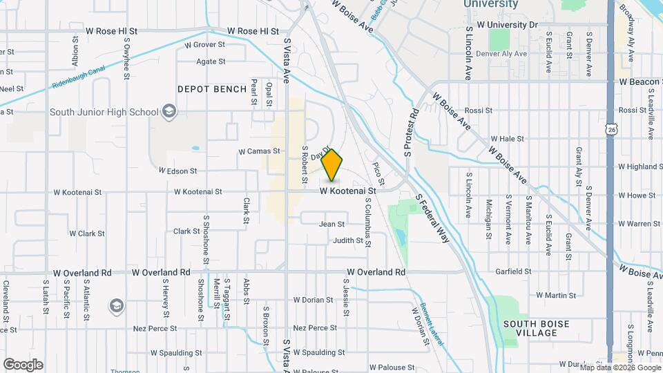 2316 W Kootenai St Map and Location Details