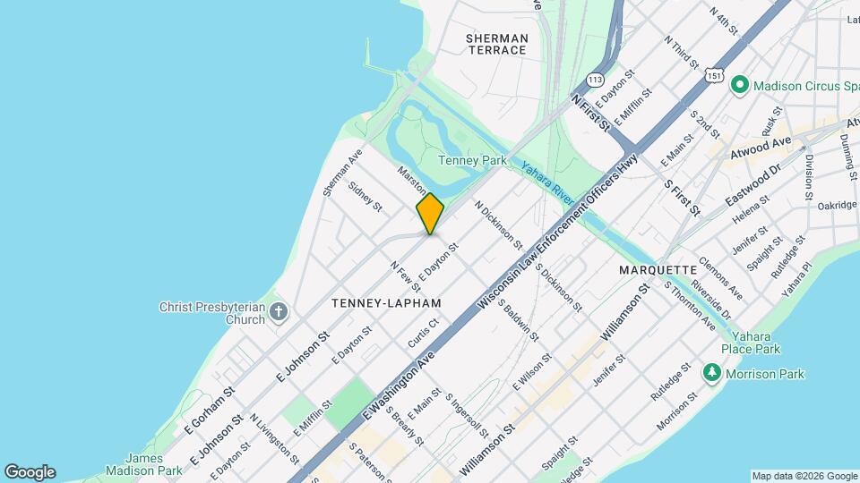 1247 E Johnson St Map and Location Details