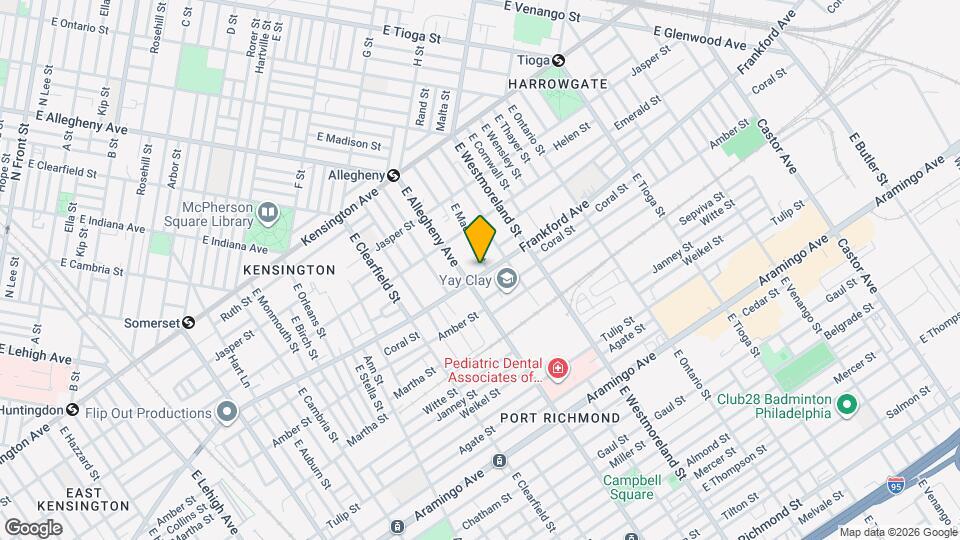 3214-16 Frankford Ave Map and Location Details