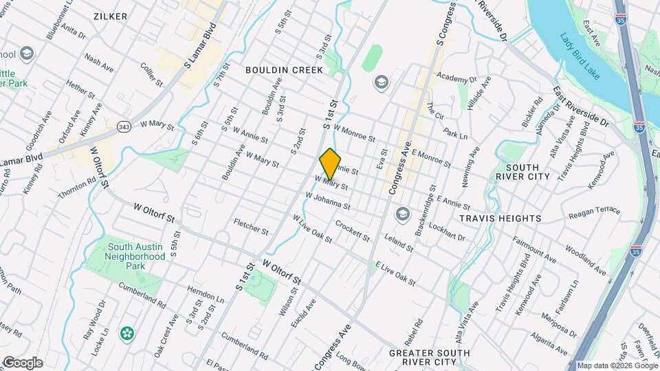 403 W Mary St Map and Location Details