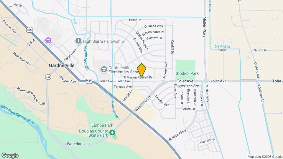 1343 E Marion Russell Dr Mapa y Detalles de la Ubicación
