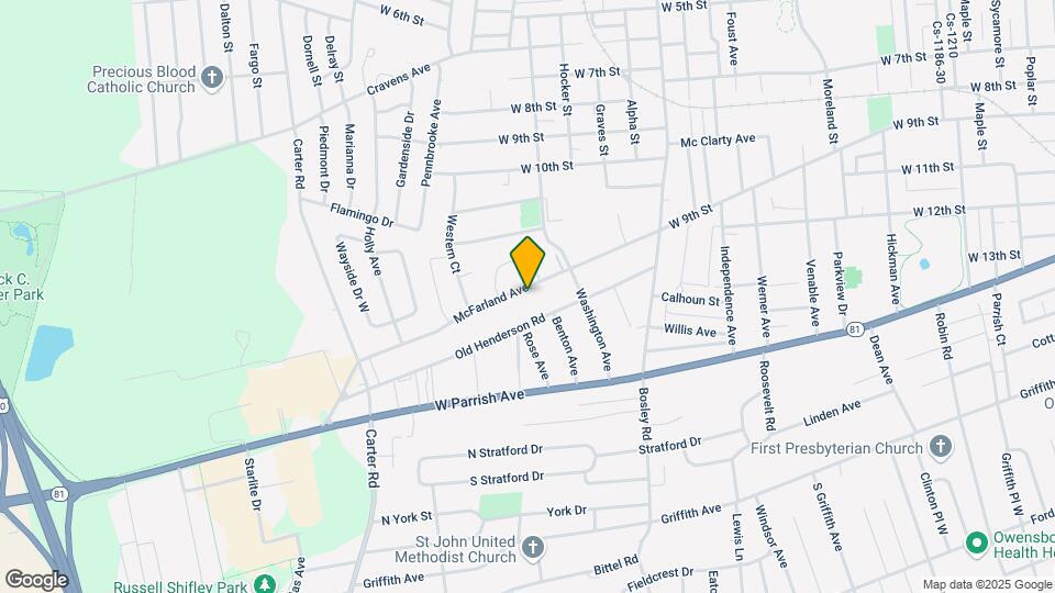 2206 McFarland Ave Map and Location Details