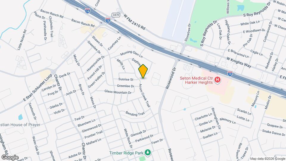 4600 Acorn Creek Trail Map and Location Details