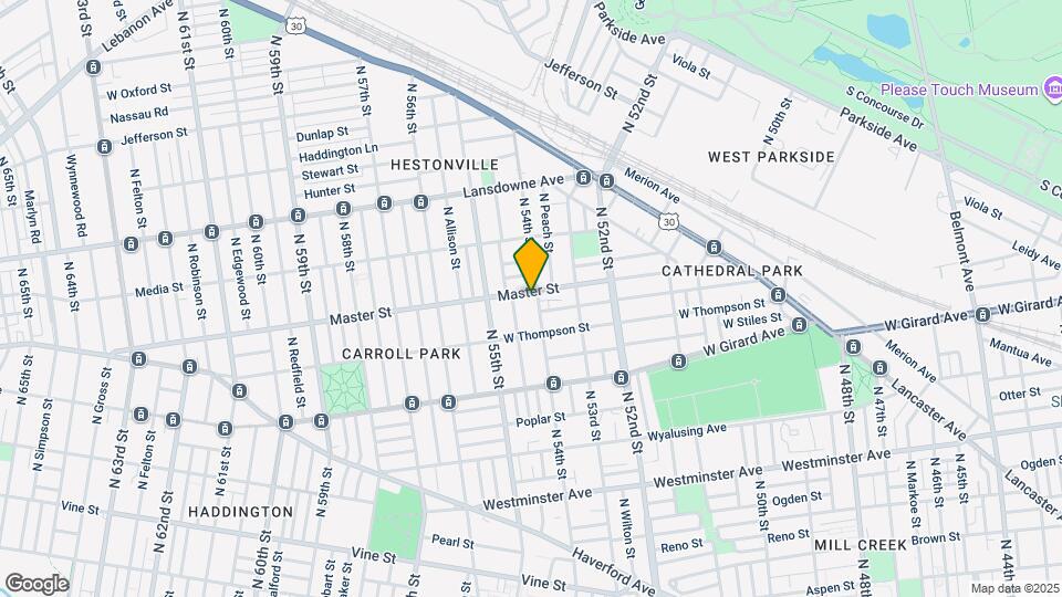 1336 N 54th St Map and Location Details