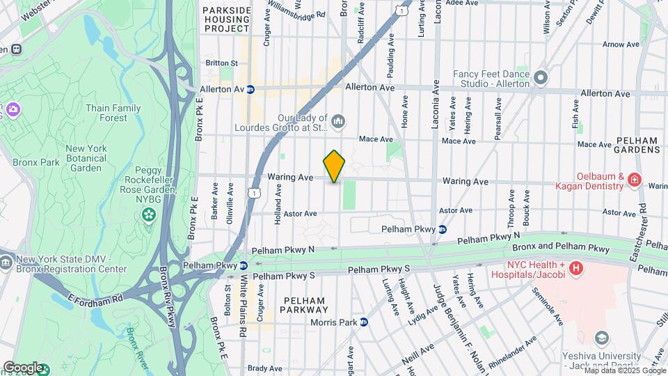 2333 Bronxwood Ave Map and Location Details