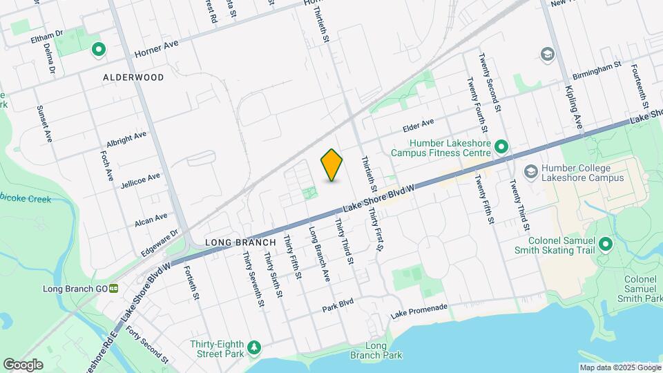 3526 Lake Shore Blvd W Map and Location Details
