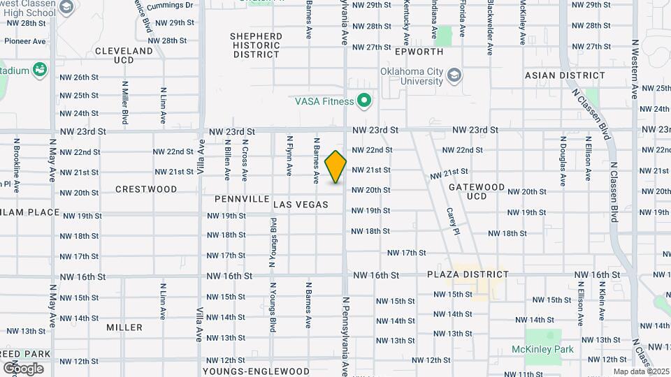2107 NW 20th St Map and Location Details