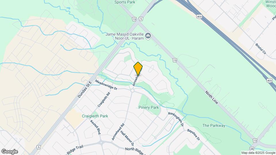 1510 Arrowhead Rd Map and Location Details