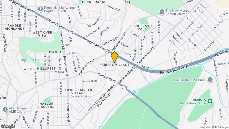 2103 Fort Davis St SE Map and Location Details