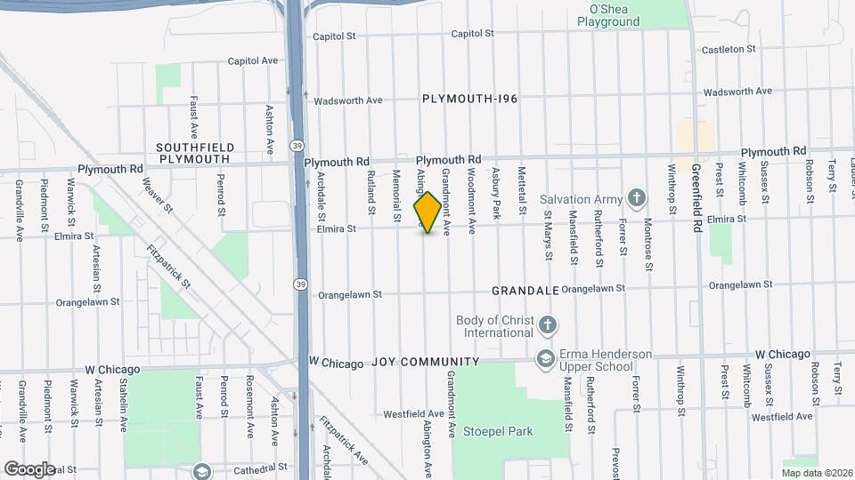 10030 Abington Ave Mapa y Detalles de la Ubicación