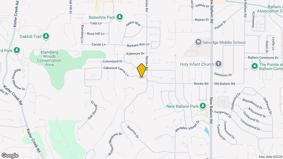 912 Oakwood Farms Ln Map and Location Details