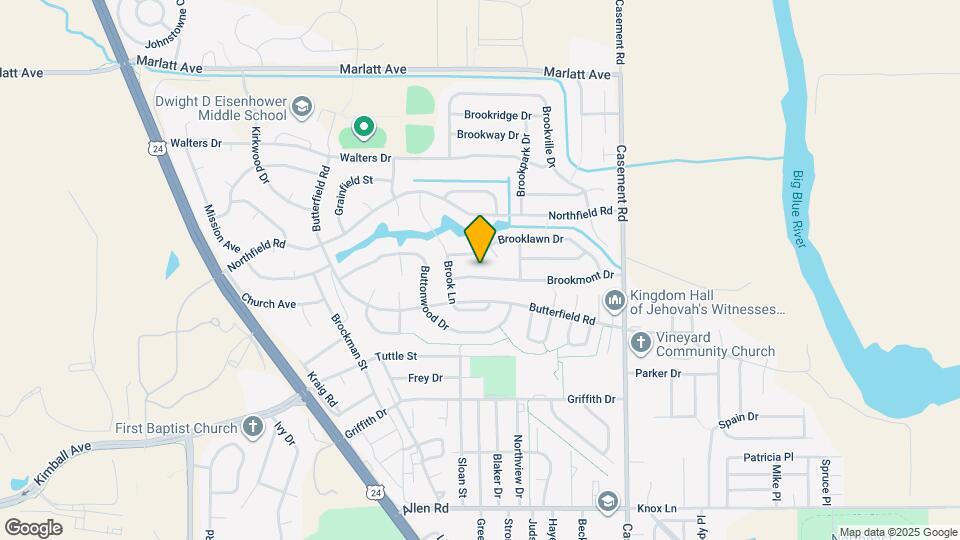 509 Brookmont Dr Map and Location Details
