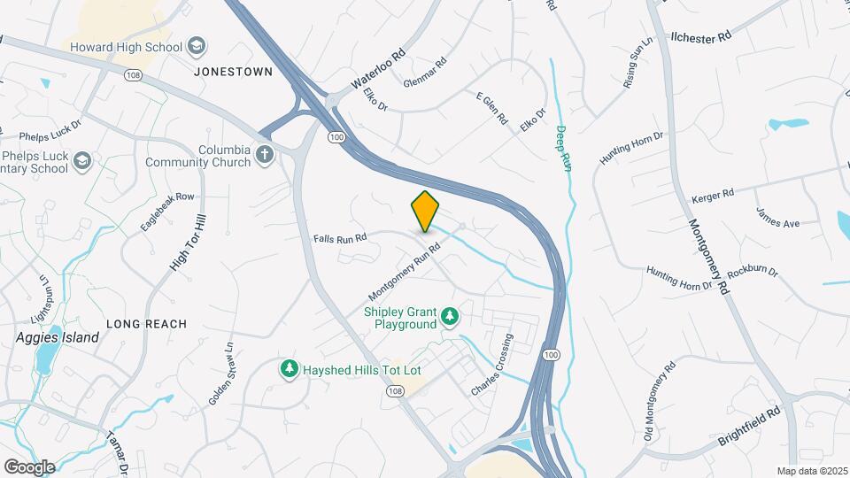 8489 Falls Run Rd Map and Location Details