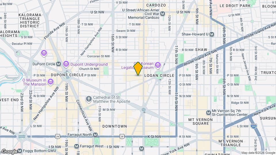 1418 P St NW, Unit SI ID1499790P Map and Location Details