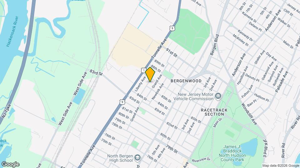 8508 Columbia Ave Map and Location Details