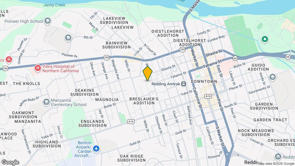 1365 Chestnut St Map and Location Details