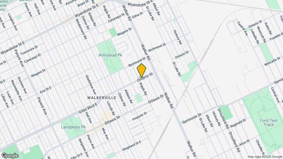 2123 Ontario St Map and Location Details