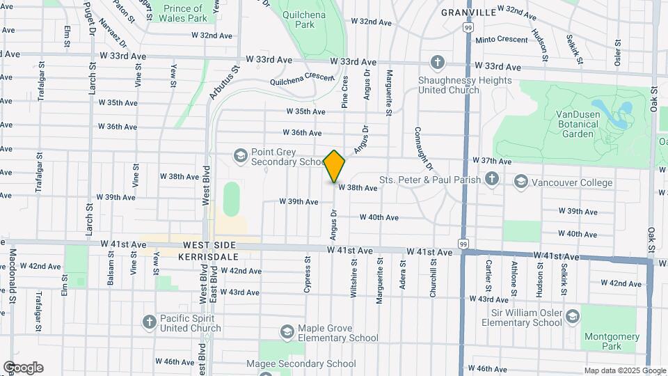 35xx W 38th Ave Map and Location Details