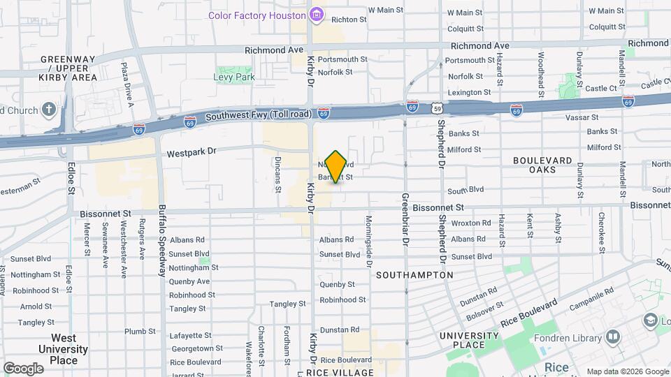 2508 South Blvd Map and Location Details