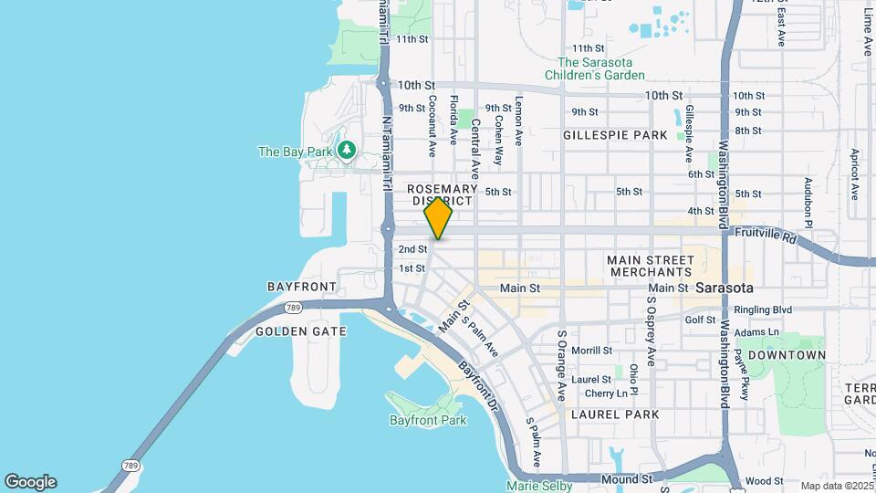 200 Cocoanut Ave Map and Location Details