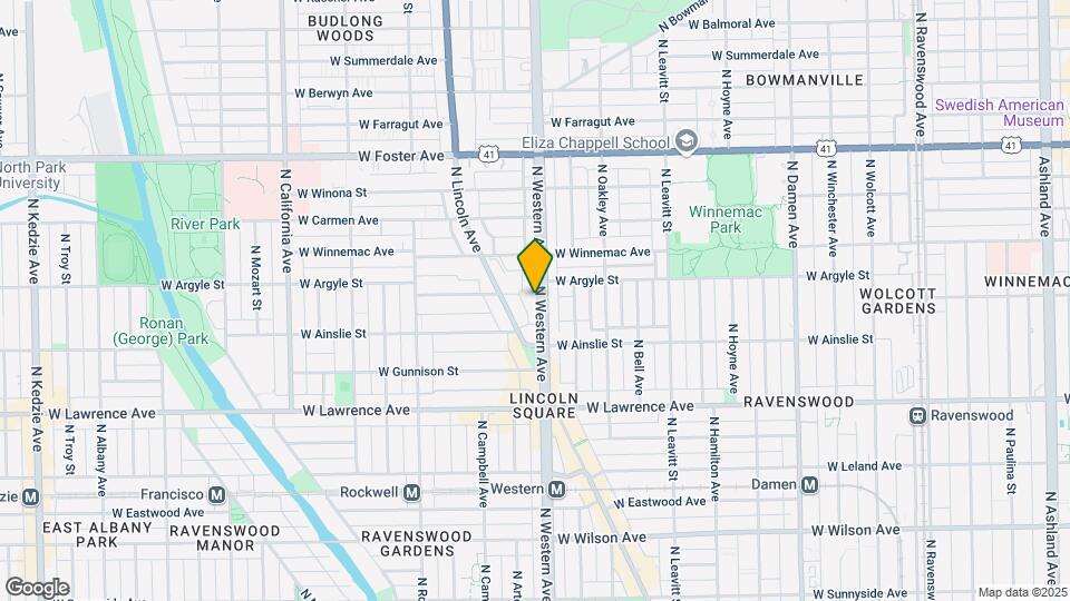 4950 N Western Ave Map and Location Details