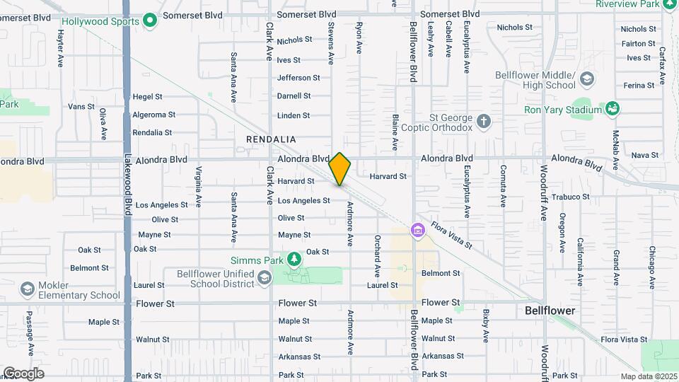 9554-9564 Pacific Ave Map and Location Details