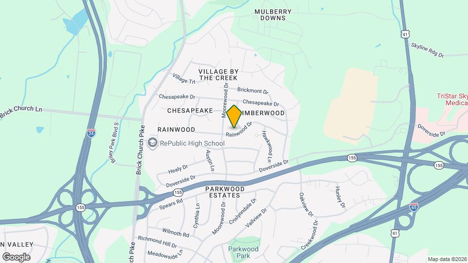 3288 Rainwood Dr Map and Location Details