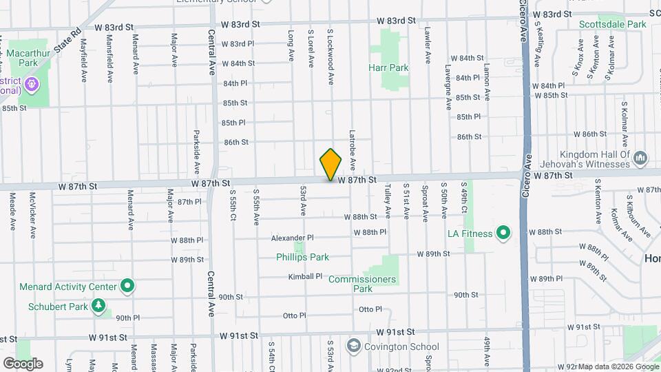 5221 W 87th St Map and Location Details