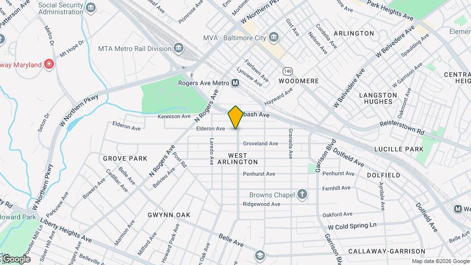 4301 Elderon Ave, Unit 2 Mapa y Detalles de la Ubicación