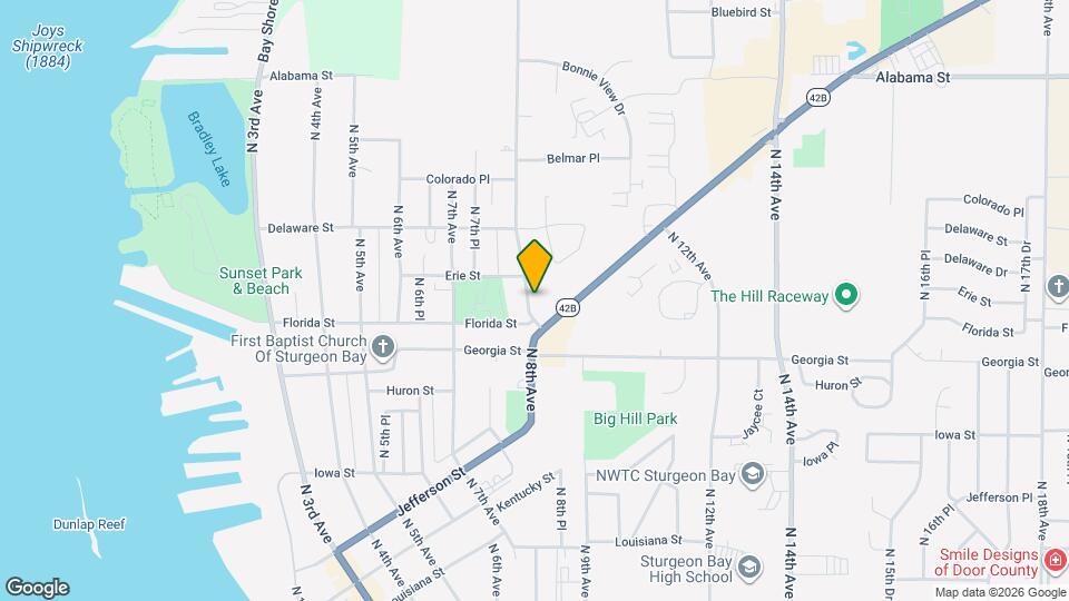 720 N 8th Ave Map and Location Details