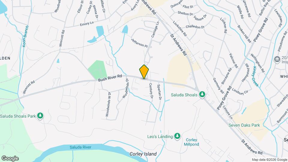 5227 Bush River Rd Map and Location Details