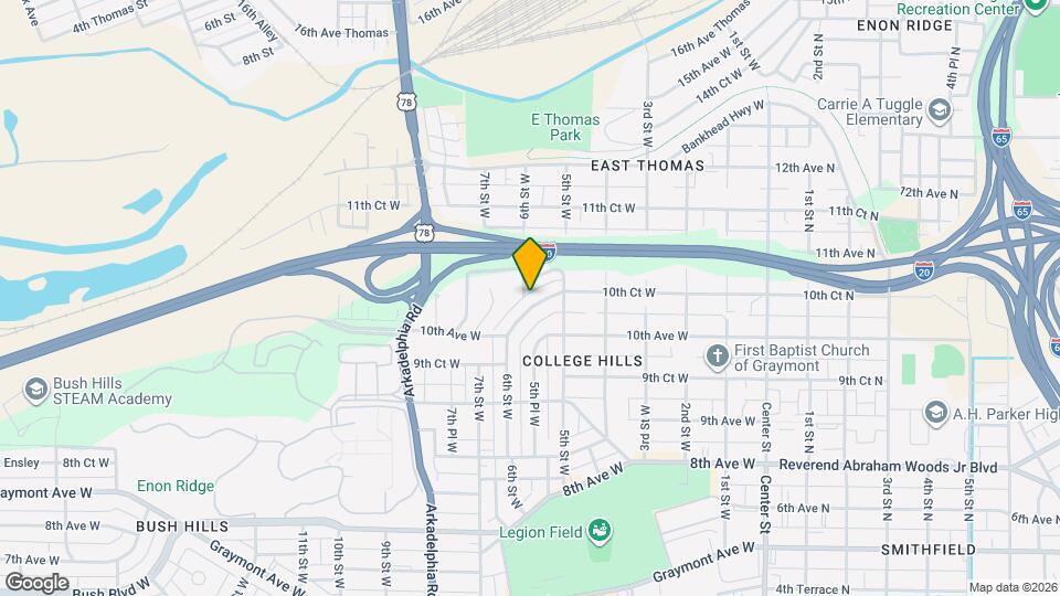 528 10th Ct W Map and Location Details