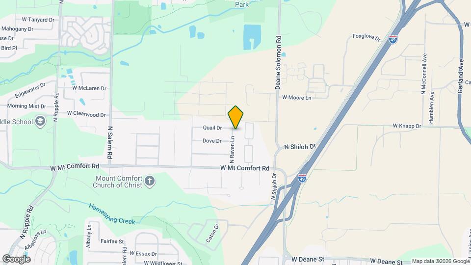 2374 N Raven Ln Map and Location Details