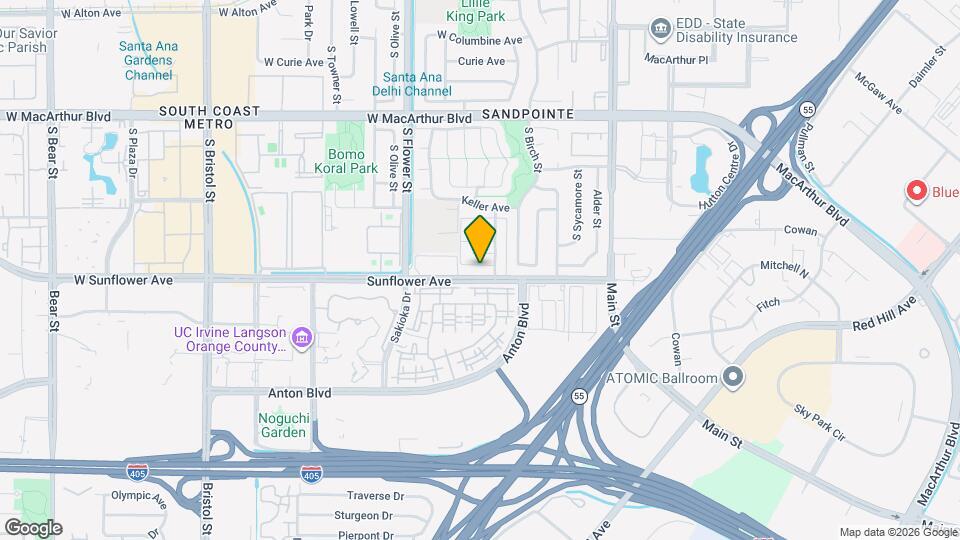 409 Sunflower Ave, Unit B Mapa y Detalles de la Ubicación