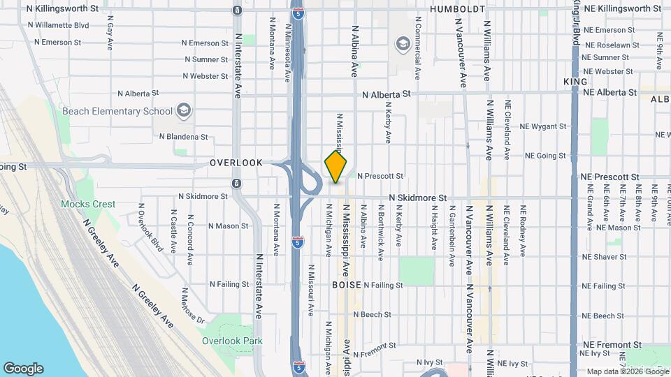 953 N Skidmore St Map and Location Details