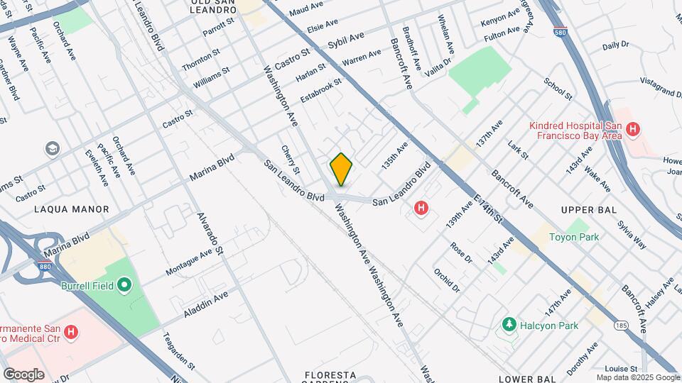 San Leandro Court Mapa y Detalles de la Ubicación