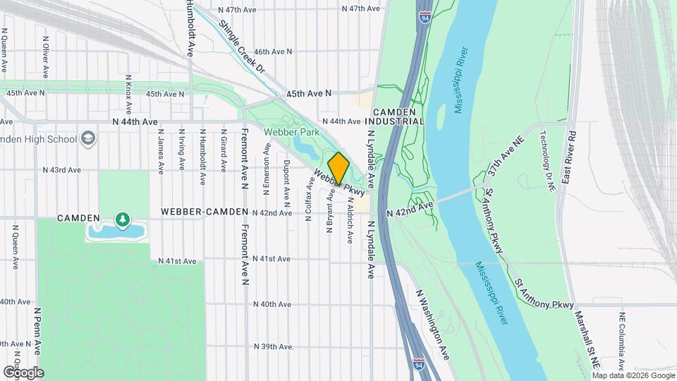 4253 Webber Pkwy Map and Location Details